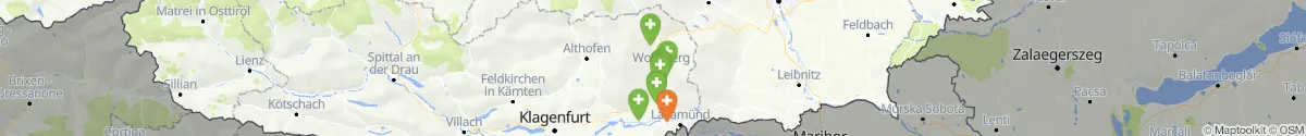 Map view for Pharmacy emergency services nearby Wolfsberg (Kärnten)